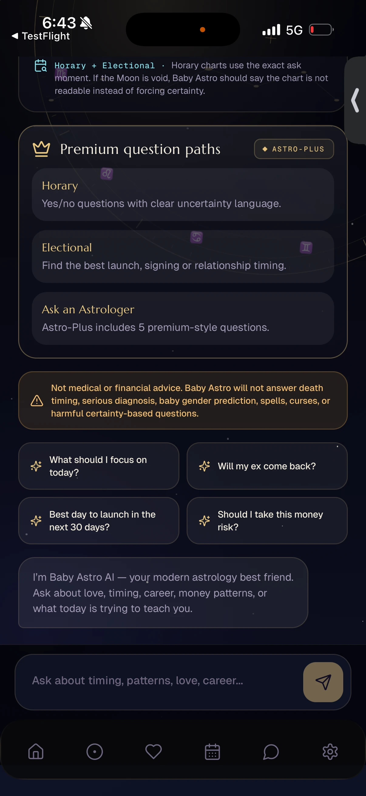 Baby Astro app screenshot 1 of 5