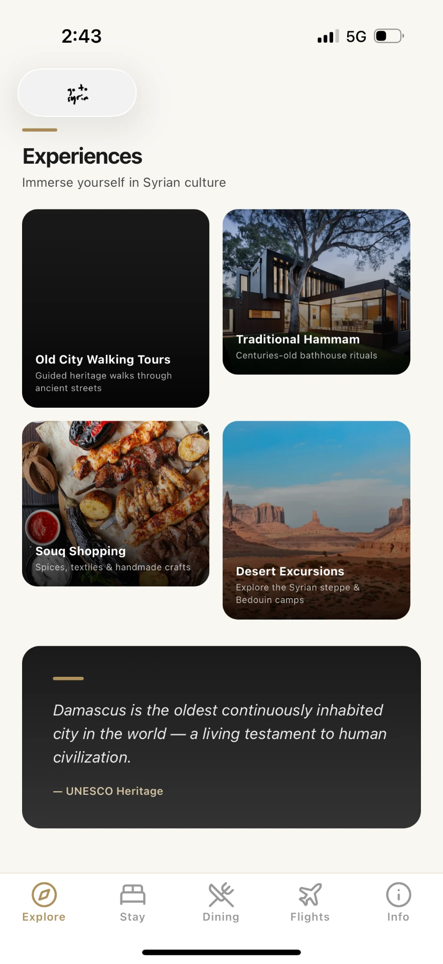 Go To Syria app preview